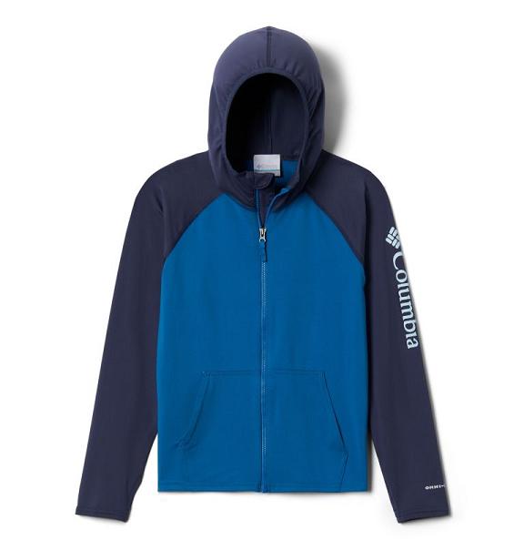 Columbia Sandy Shores Hoodies Blue For Boys NZ75168 New Zealand